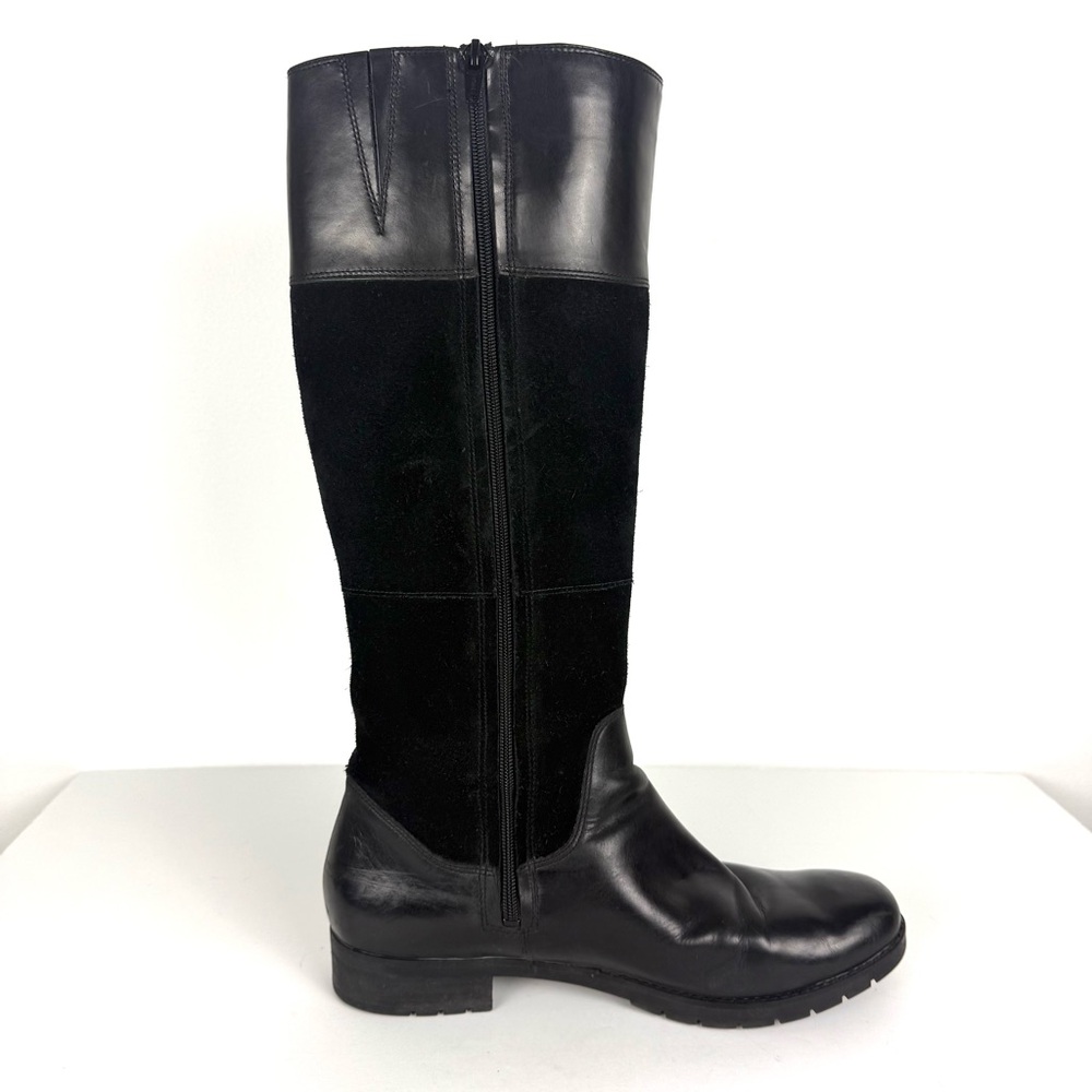 Rockport Tristina Buckle Riding Tall Boots Black Leather adiPRENE by Adidas 11 - Picture 5 of 14